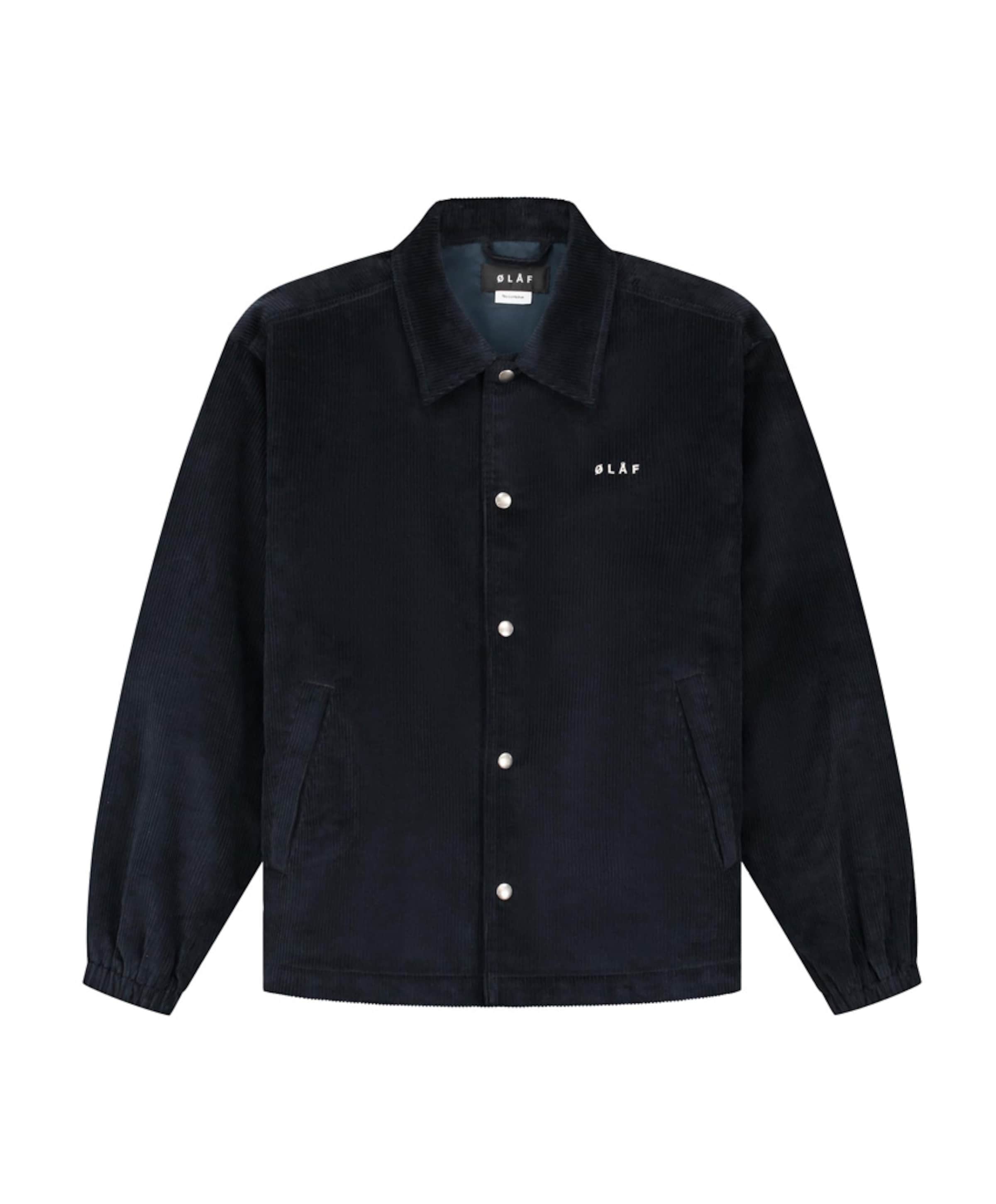 Heren korte jas blauw